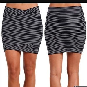 BCBGMAXAZRIA striped pencil/ bandage skirt!